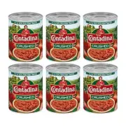 Crushed Tomatoes 28 oz Pack of 6 Cans