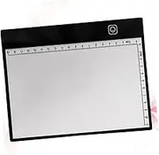 OHPHCALL Simple Drawing Board A5 Size Copying Writer Board Light Box USB Charging Dimmable for Students Artists