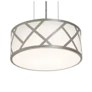 AFX HVNP13MB Haven 2 Light 13"W Suspension Pendant - Nickel