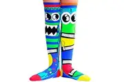 Madmia Boy's Monster Super Fun and Colourful Monster Socks - Multicolour