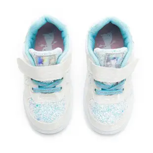 【Disney 迪士尼】正版童鞋 冰雪奇緣 休閒運動鞋/絆帶設計 舒適 抗菌 防臭 台灣製 白藍(FOKB37746)