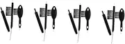 2sets Vent Tube Brush Ear Cleaner Wax Removal Cleaning Tools Non-Slip Handle 3pcs*2