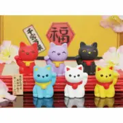 [60 pcs] Iwako Fun Erasers Box [Beckoning Cat] Real Life Made in Japan Free Ship