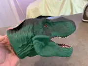 Tyrannosaurus Rex T-Rex Dinosaur Hand Puppet - 9" Long