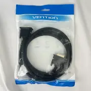 Vention DVI (24+1) Male To Male Cable 1.5M Black