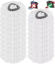 20-Pack Microfiber Spin Mop Refill Heads - Machine Washable for Easy Cleaning
