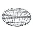 Round Grill Net Stainless Steel Cooking Grate Bbq Rack Charcoal Stove Mesh