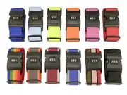 Password Number Digit Luggage Strap Travel Suitcase Secure Lock Safe Nylon Packing Belt Buckle Safe Nylon Packing Belt Adjustable Nylon Packing Belt Durable Suitcase Security