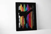 Karate Belt Canvas - Martial Arts Wall Decor (11 X 14 Inches)