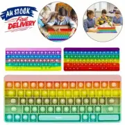 Educational POP Keyboard Big Size Push it Bubble Sensory Fidget Toy Autism ADHD