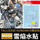 【鋼普拉】雪焰水貼 螢光版 BANDAI 機動戰士 鋼彈W MG 1/100 TALLGEESE GUNDAM 托爾吉斯