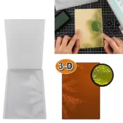 DIY Plastic Embossed Plate 3D Flower Embossing Template Folders Scrapbooking