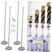 Balloon Column Stand Kit Set of 4, 7ft Height Adjustable Balloon Arch set of 4