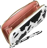 [Veemoon] Women Wallet with Multiple Compartments Portable PU Leather Purse for Travel Compact Design for Stylish Organizer for Personal Belongings