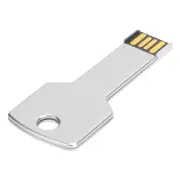 Key Shape 64GB USB Flash Drive Memory Stick Silver Design for Computer Use
