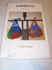 WOMENS UNCUT Sewing Pattern LA BORSETTA SHOULDER HANDBAG BAG TOTE PURSE ETHNIC