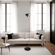 Leah Floor Lamp in Black or White