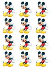 Disney Cake Toppers Mickey Mouse Cupcake Toppers Edible Image