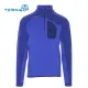 TERNUA 男Power Stretch半門襟彈性保暖中層衣1206560 / 2183藍色