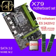 X79 Motherboard Set with Xeon E5 2420 V2 Cpu PCI-16X 8Gbx2 16GB 1600 12800R DDR3