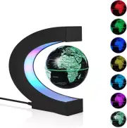 Magnetic Levitation Floating World Map Globe Multi-Color Changing Rotating Levit