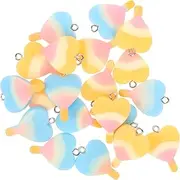 Anneome DIY Jewelry Charms 20pcs Heart Lollipop Charms for Necklace Bracelet Keychain Making