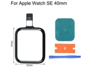 Watch Touch Screen Digitizer LCD Front Glass Cover Replacement with Flex Cable for Apple Watch Series 2/3 4 5 SE- For Apple Watch SE 40mm