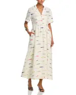 Staud Meryl Linen Shirt Dress