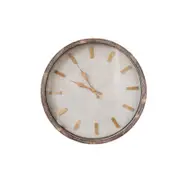 Darlin Metal 60cm Olivia Wall Clock Hanging Home Decor Round Brown