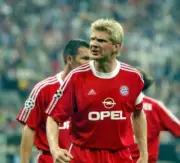 Shirt Final Champions League 2001 Bayern Monaco Stefan Effenberg 11 Valencia
