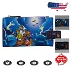 Multicolor Scooby-Doo Monster Chase Wallet with Glow Feature and Card Storage