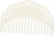 Outanaya Womens Decorative Hair Comb Elegant Chinese Style Resin Side Comb for Daily Wear Special Occasions Formal Hair Accessory and Reduces Breakage