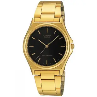 【八度空間】CASIO 卡西歐 經典黑色金色不鏽鋼手腕錶MTP-1130N#MTP-1130N-1A