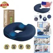 XL Donut Pillow Seat Cushion: Ultimate Relief for Tailbone Pain and Discomfort