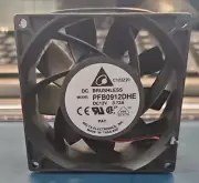 Delta 92x92x38mm PFB0912DHE 2-Wire Extreme Hi Speed Fan 12V US SELLER FREE SHIP