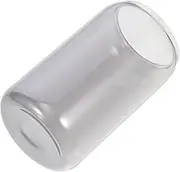 GREENADSCAPE Cup Can Shaped Glass for Hot Cold Beverages Smooth Surface Easy to Clean for Office Drinks Coffee Tea Soda