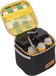 Seasoning Box, Mini Pocket Camping Containers with Rotating Lid with Picnic Storage Bag (12)