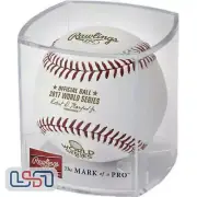 2017 World Series Official MLB Rawlings Baseball Houston Astros - Cubed