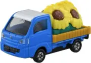 Tomica No. 107 Takara Tomy Subaru Sambar Sunflower Diecast Model Mini Car Toy