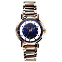 在飛比找ETMall東森購物網優惠-RELAX TIME RT56 輕熟風格系列鏤空腕錶 藍x玫