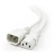 Alogic 1m IEC C13 to IEC C14 Computer Power Extension Cord (M/F)White