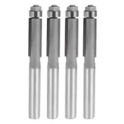 Router Bit 1/4 Shank 1/4 Cut Dia 20mm Depth Flush Trim Bit Bearing Carbide 4pcs
