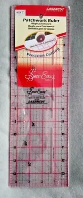 Sew Easy Lasercut Patchwork Ruler 14 x 4.5 inch, Imperial scale