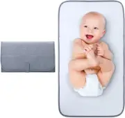 Baby Change Mat, Portable Nappy Changing Mat Waterproof Baby Change Pad for Trav