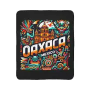 Oaxaca Mexico Fleece Sherpa Blanket