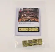 Marvel Dice Masters Deadpool * MODOK M.O.D.O.K. * RARE Set CUR + 4 dice