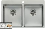 Oliveri Double Bowl Inset Sink