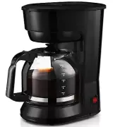 Mainstays 12-Cup Coffee Maker Home Office Auto-Shut-Off Drip Coffee Maker, Black