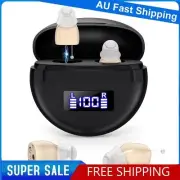 Amplifier Digital Enhancer Mini Ear Hearing Aids In-Ear Invisible Sound Voice/