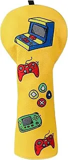 RVRAYS Funny Golf Club Covers, Driver Headcover Fariway Wood Hybrid Headcover Waterproof Fabric Printing
